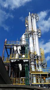 Usina de Destilação de Duplo Efeito Modular com Etanol de 100.000 ton / ano
